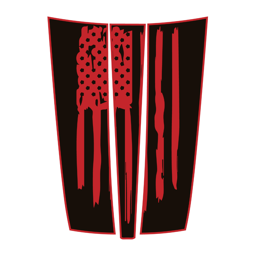 Hood Panel Decal/Sticker - USA flag Graphic Kit - For Ram 1500 2019-2025 - Premium Vinyl
