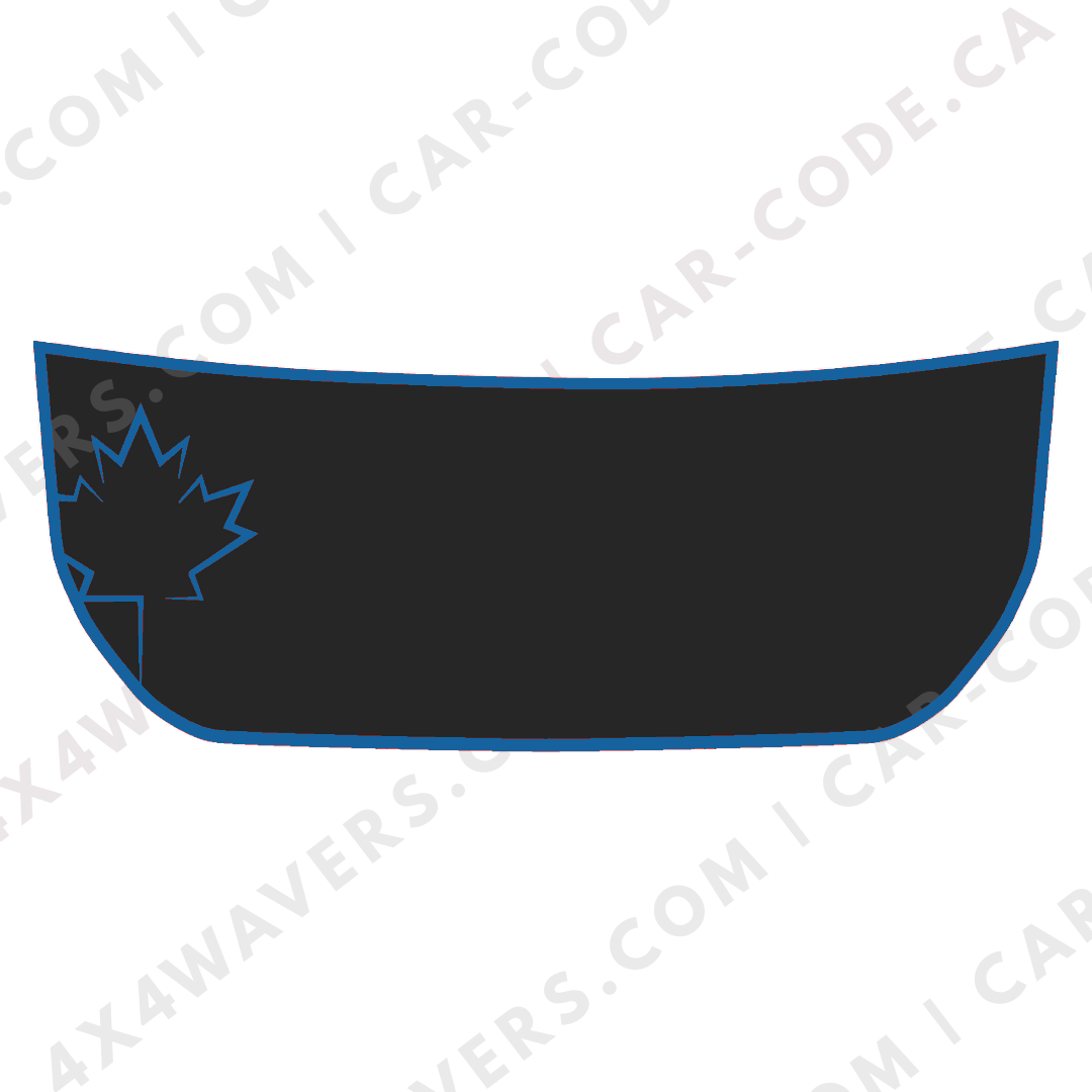 Hood Panel Decal/Sticker - Maple Leaf Graphic Kit - For Ford Bronco 2021-2024 - Premium Vinyl