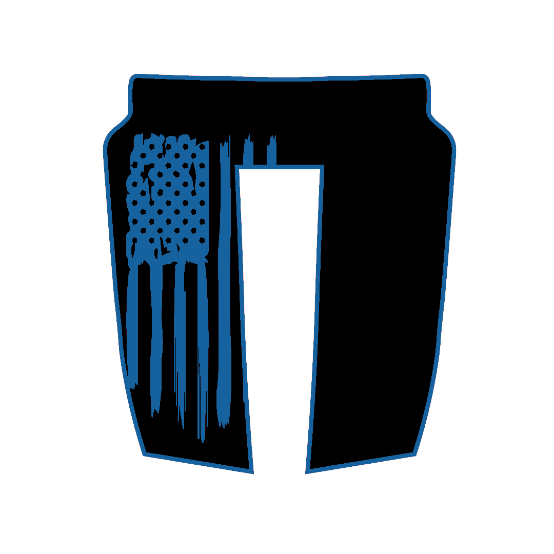 Hood Panel Decal/Sticker - USA flag Graphic Kit - For Ram 1500 2019-2025 Rebel - Premium Vinyl