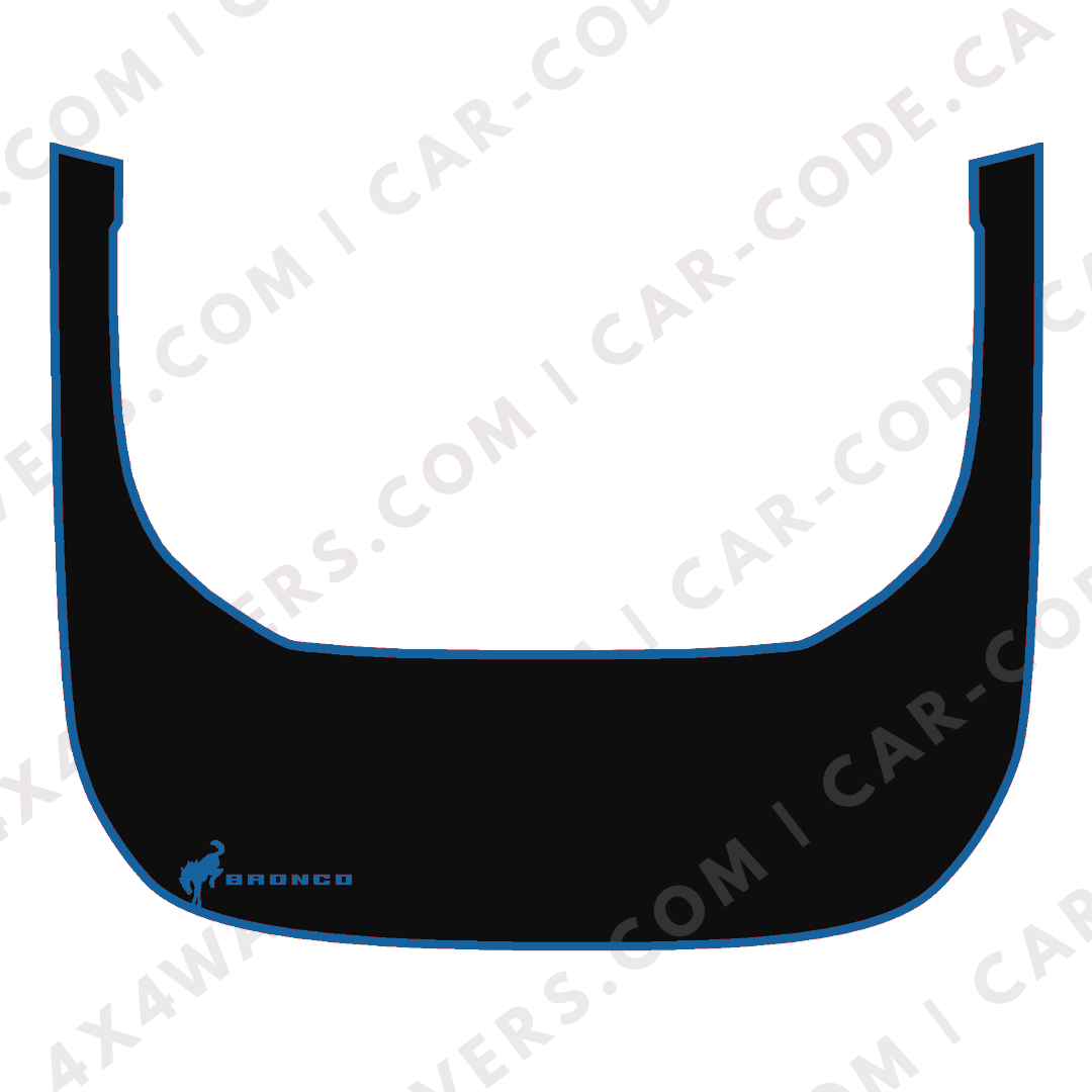 Hood Panel Decal/Sticker - Small Accent Graphic Kit - For Ford Bronco Raptor 2021-2024 - Premium Vinyl