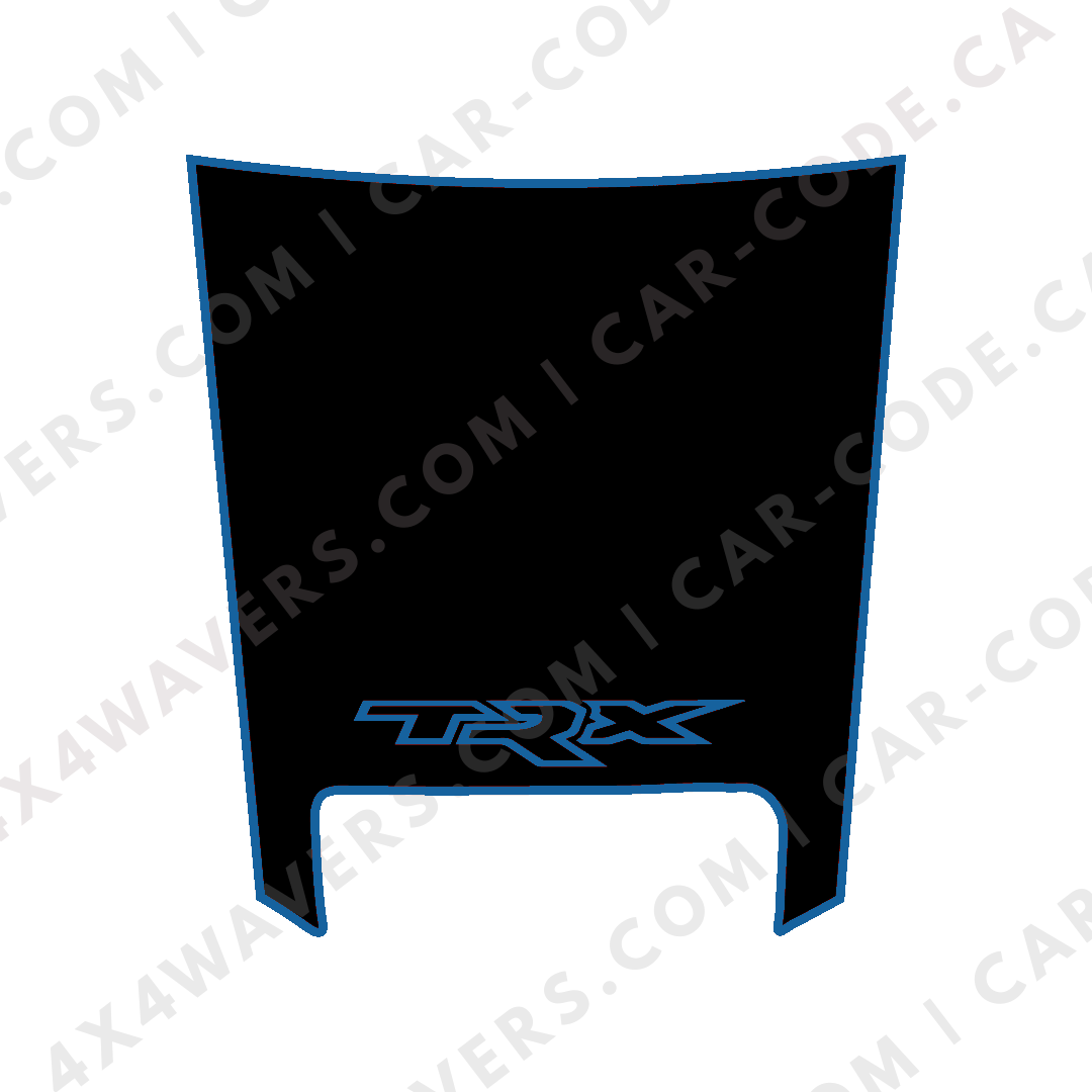 Hood Panel Decal/Sticker - Sports Style Graphic Kit - For Ram 1500 2019-2024 TRX - Premium Vinyl
