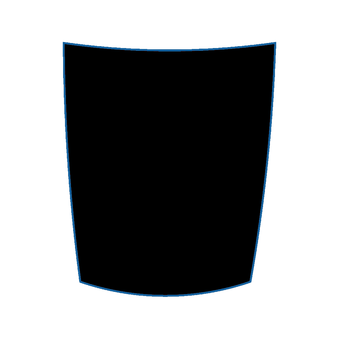 Hood Panel Decal/Sticker - Plain Style Graphic Kit - For Chevrolet Silverado 2019-2024 - Premium Vinyl