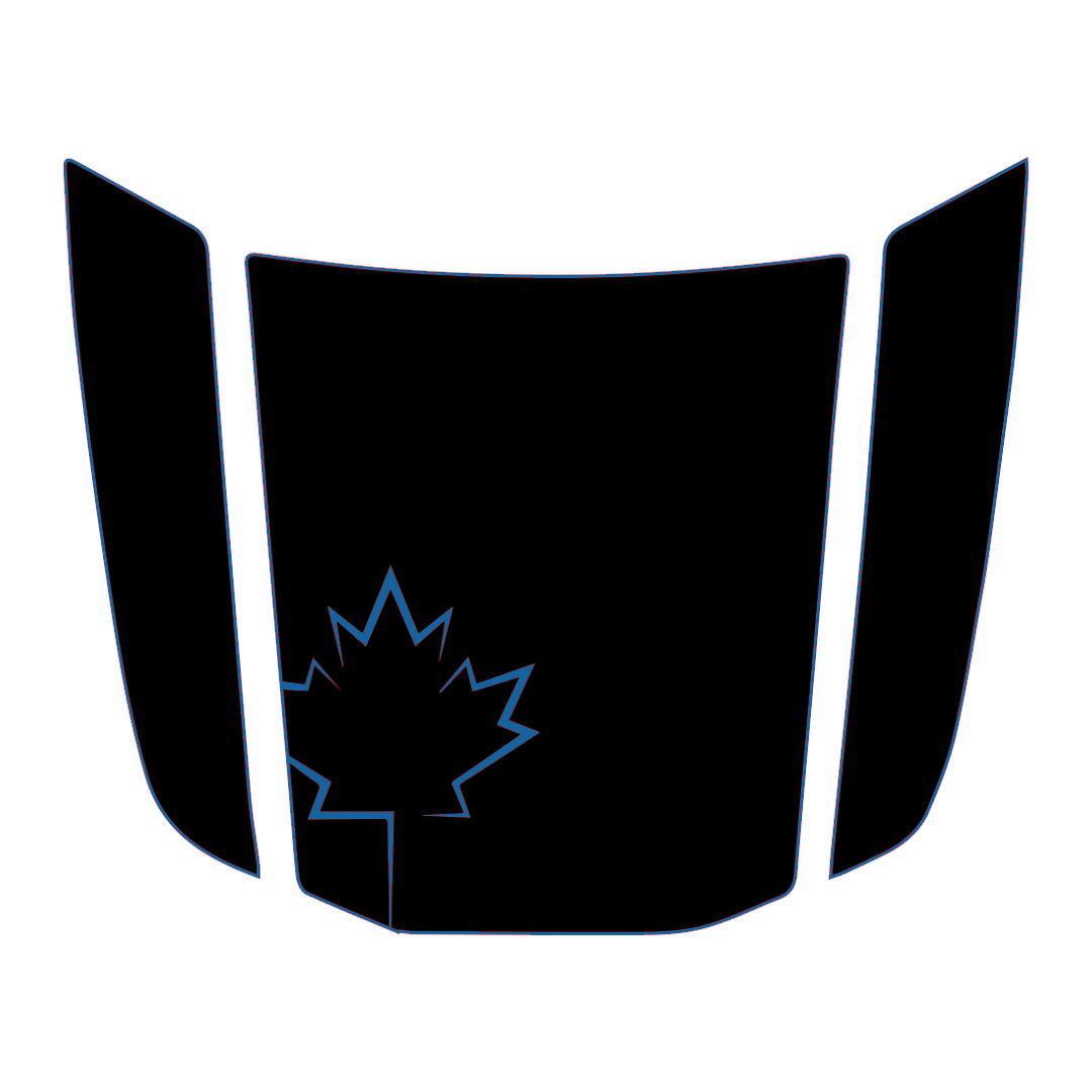 Hood Panel Decal/Sticker - Canada Leaf Graphic Kit - For Toyota 4Runner 2014-2024 - Premium Vinyl