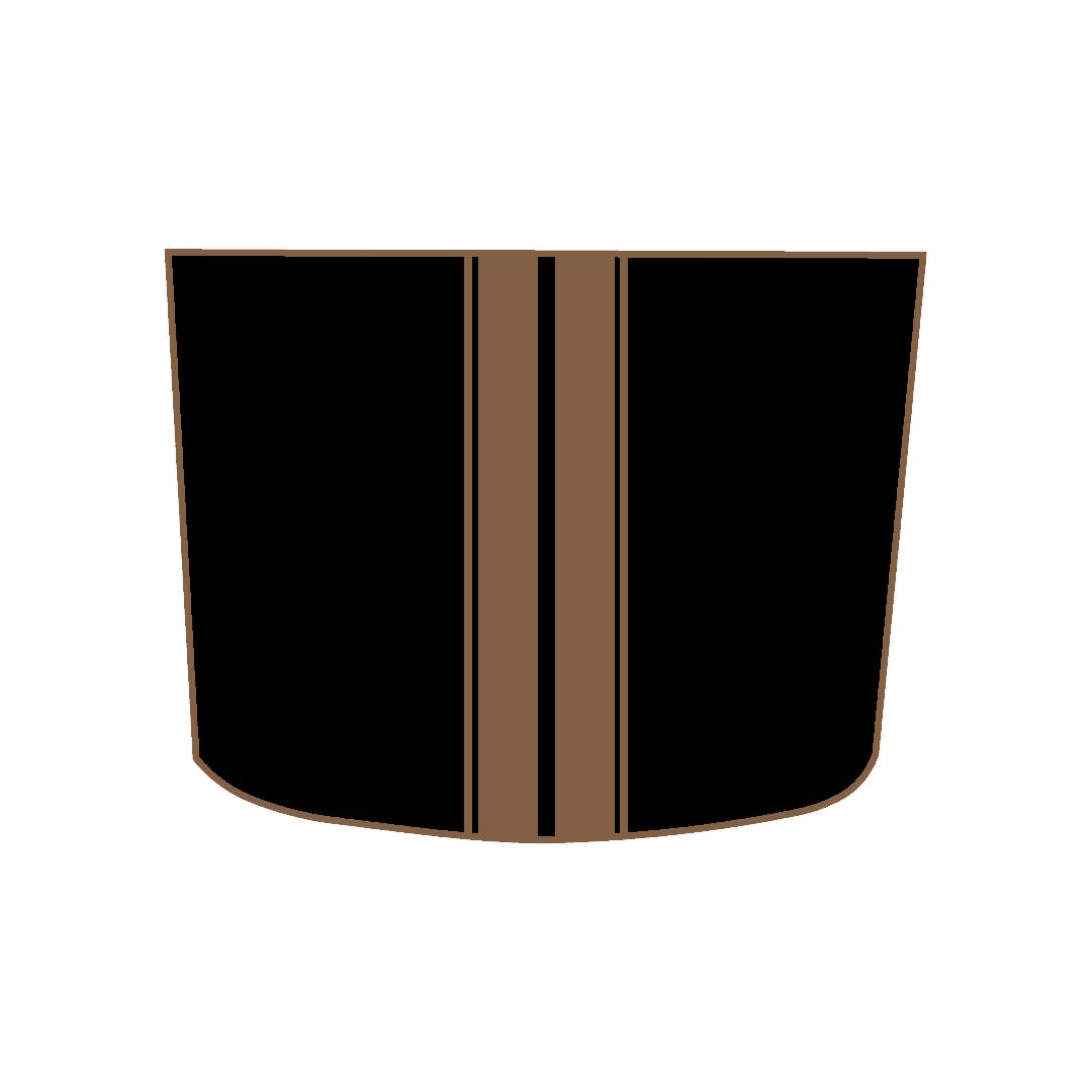 Hood Panel Decal/Sticker - Racing Stripes Graphic Kit - For Chevrolet Silverado 2019-2024 - Premium Vinyl