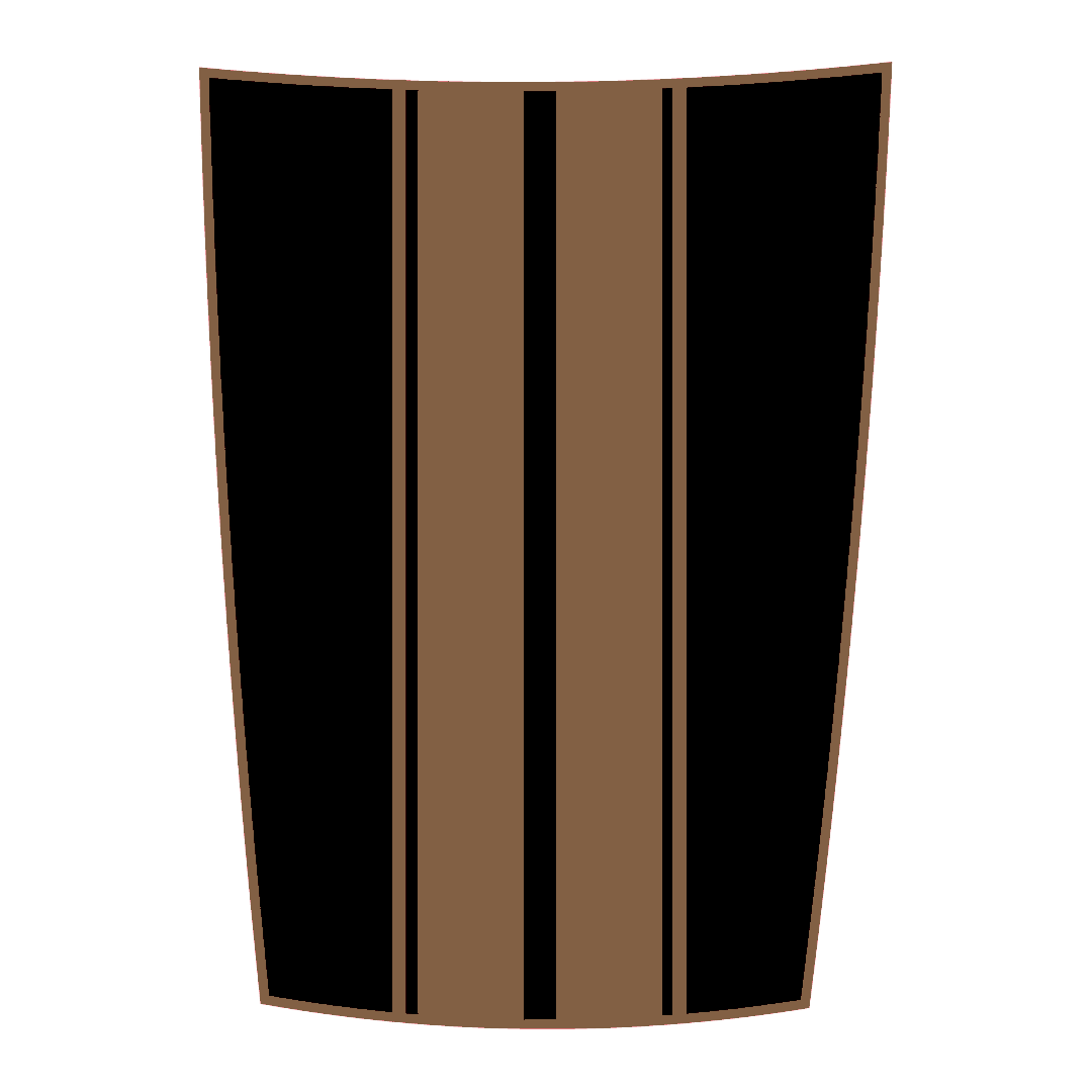 Hood Panel Decal/Sticker - Racing Stripes Graphic Kit - For Ram 1500 2009-2018 - Premium Vinyl