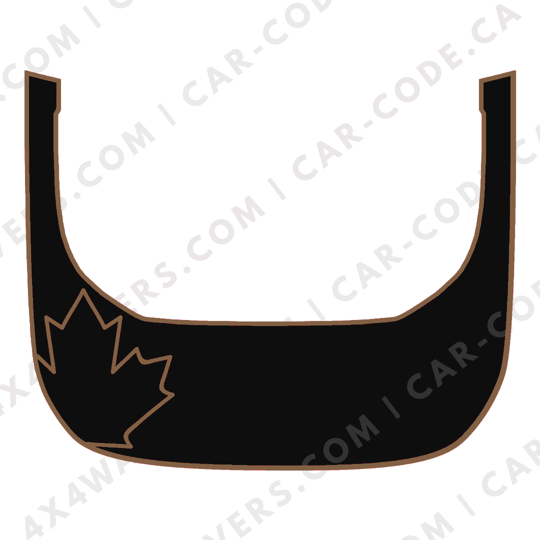 Hood Panel Decal/Sticker - Canada Leaf Graphic Kit - For Ford Bronco Raptor 2021-2024 - Premium Vinyl
