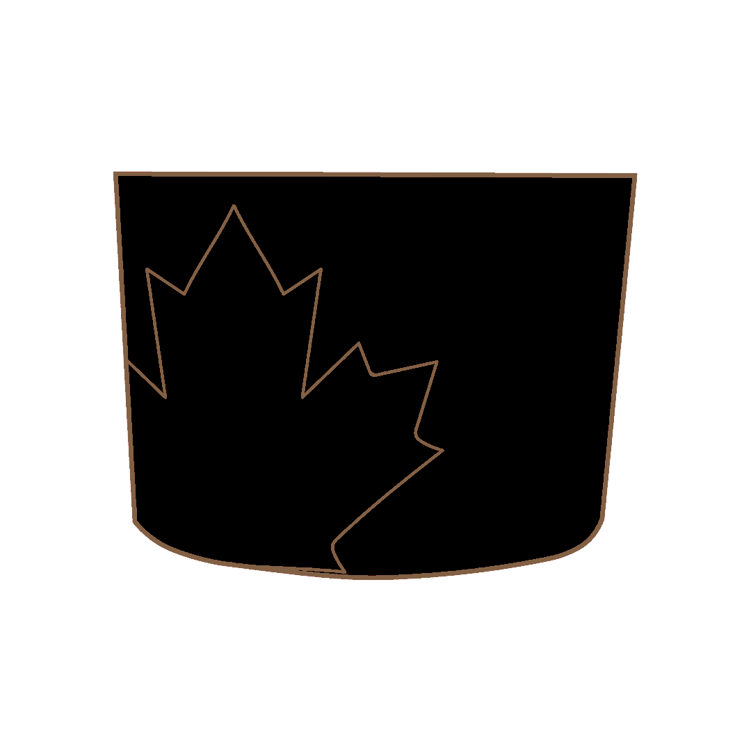 Hood Panel Decal/Sticker - Canada Leaf Graphic Kit - For Chevrolet Silverado 2019-2024 - Premium Vinyl