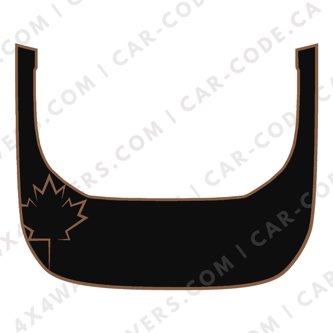 Hood Panel Decal/Sticker - Maple Leaf Graphic Kit - For Ford Bronco Raptor 2021-2024 - Premium Vinyl