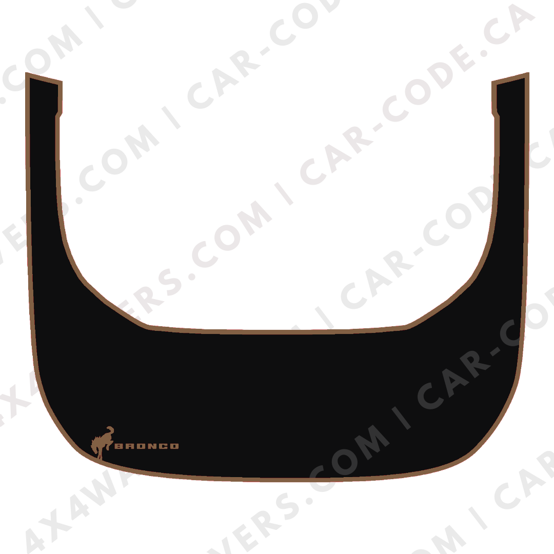 Hood Panel Decal/Sticker - Small Accent Graphic Kit - For Ford Bronco Raptor 2021-2024 - Premium Vinyl