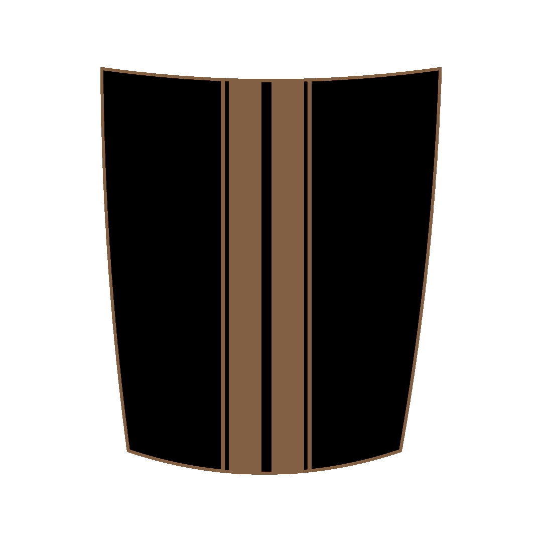 Hood Panel Decal/Sticker - Racing Stripes Graphic Kit - For Chevrolet Silverado 2019-2024 - Premium Vinyl