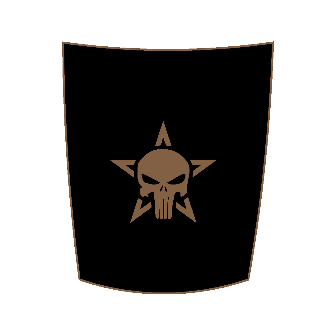 Hood Panel Decal/Sticker - Star Style Graphic Kit - For Chevrolet Silverado 2019-2024 - Premium Vinyl