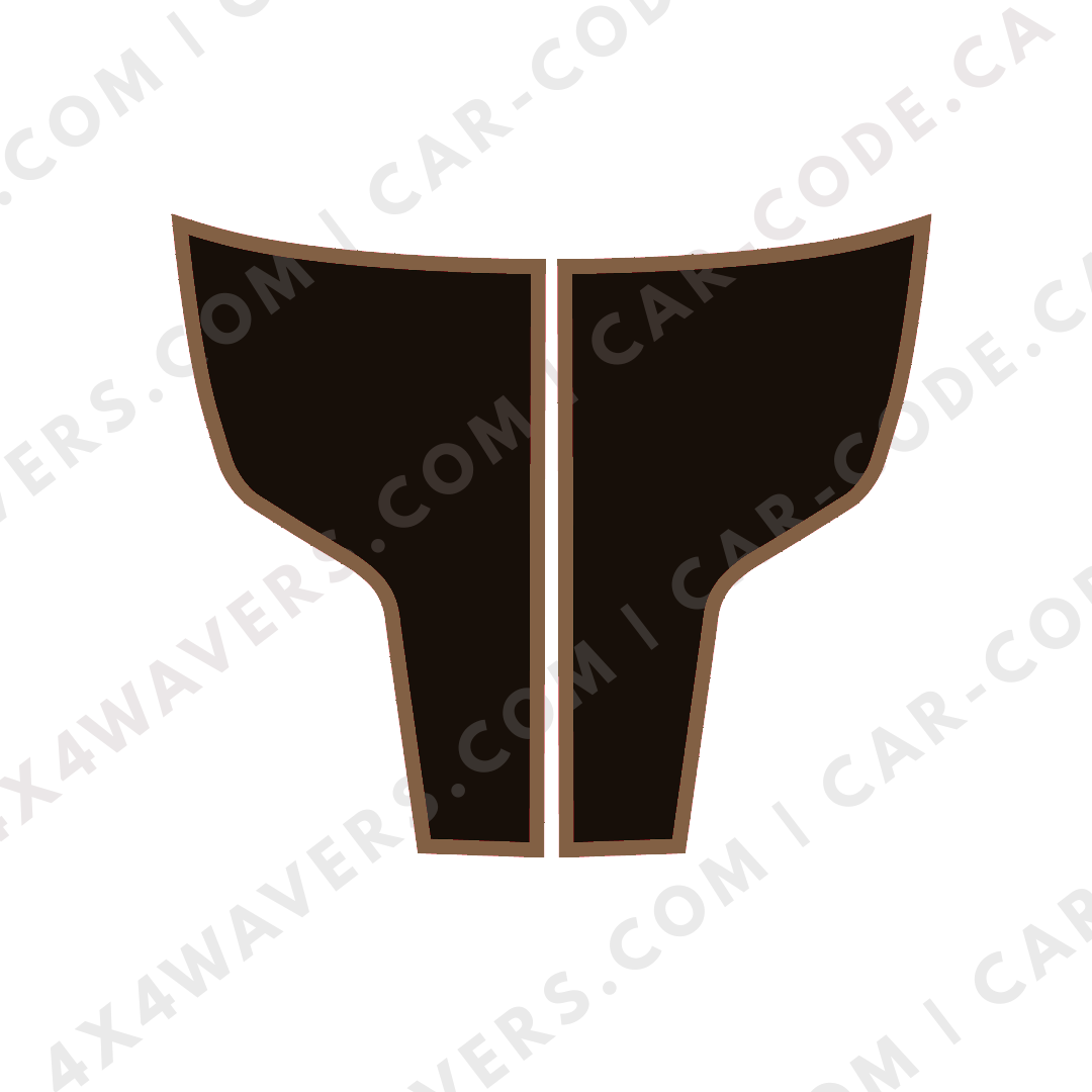 Hood Panel Decal/Sticker - Plain Style Graphic Kit - For Ram 1500 2009-2018 Rebel - Premium Vinyl