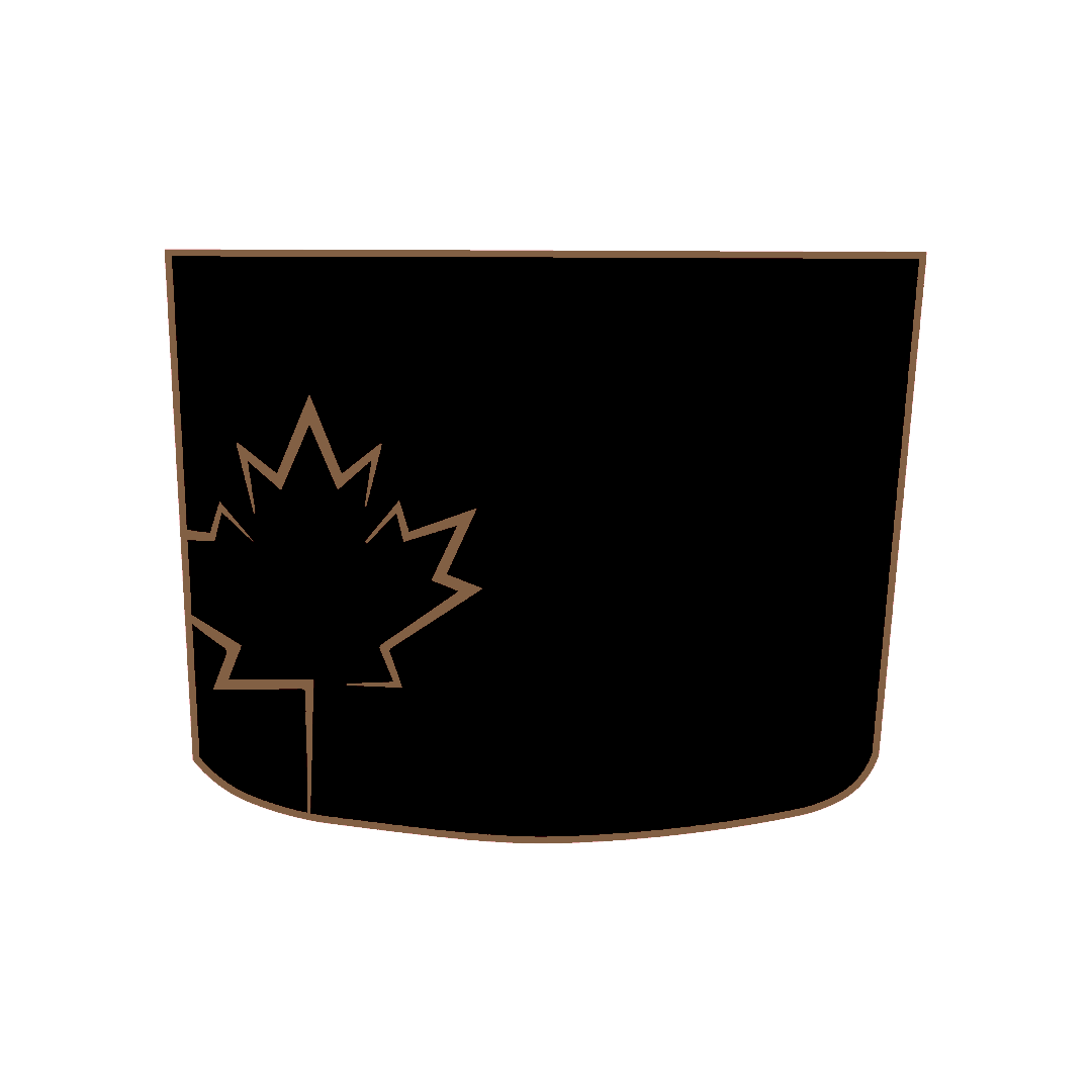 Hood Panel Decal/Sticker - Maple Leaf Graphic Kit - For Chevrolet Silverado 2019-2024 - Premium Vinyl