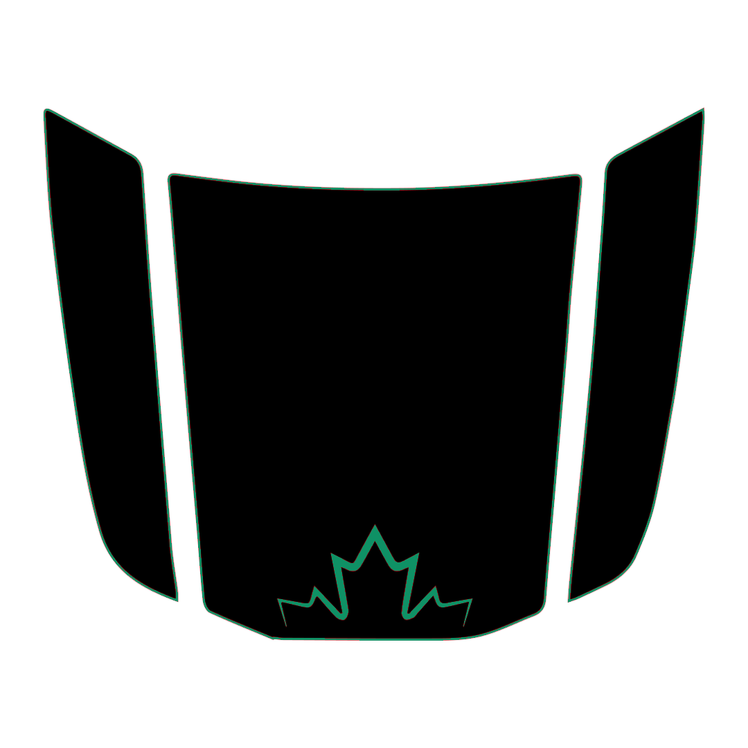 Hood Panel Decal/Sticker - Canada Graphic Kit - For Toyota 4Runner 2014-2024 - Premium Vinyl