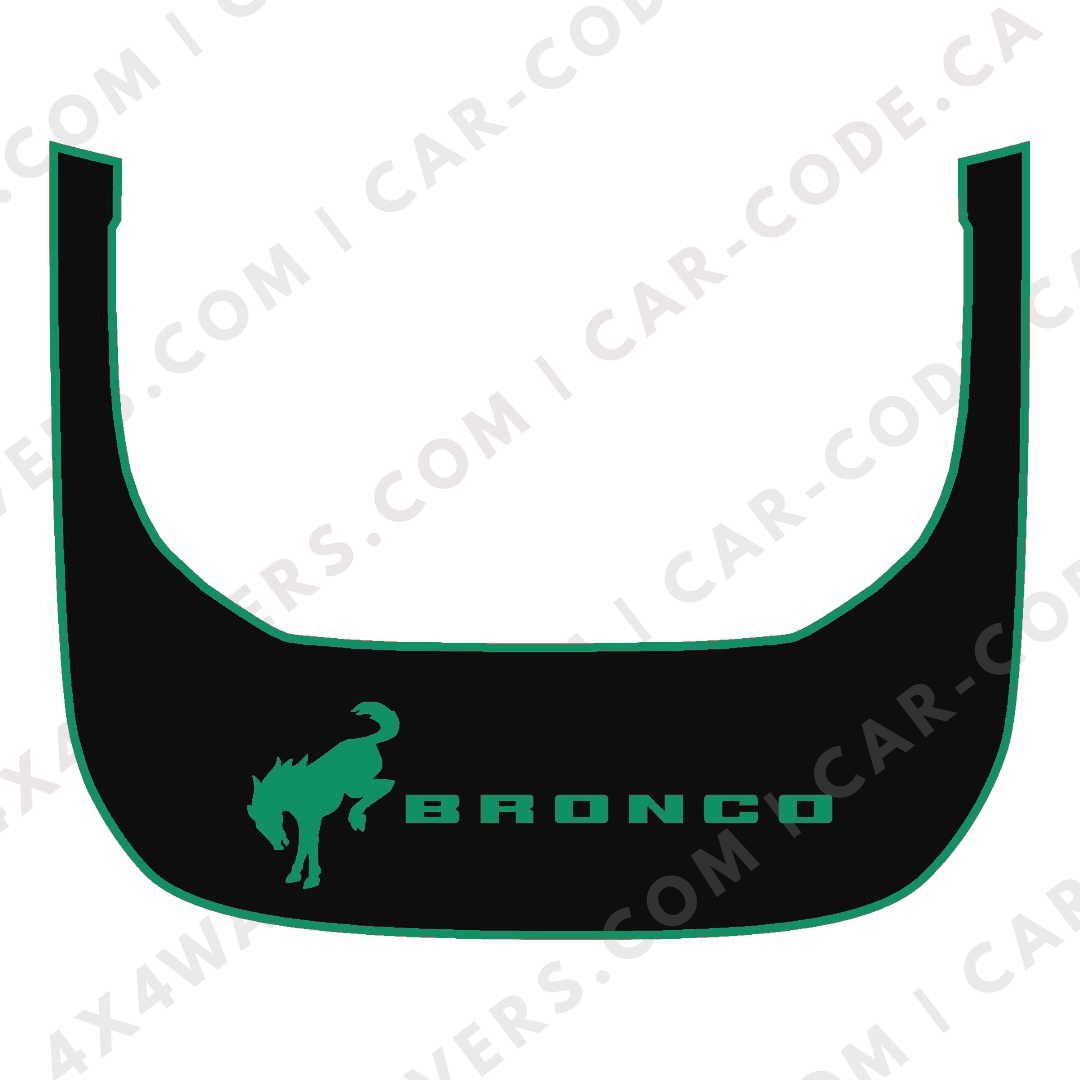 Hood Panel Decal/Sticker - Wild Horse 2 Graphic Kit - For Ford Bronco Raptor 2021-2024 - Premium Vinyl