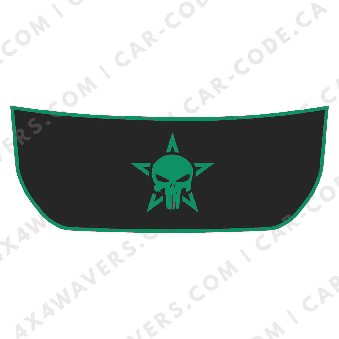 Hood Panel Decal/Sticker - Star Style Graphic Kit - For Ford Bronco 2021-2024 - Premium Vinyl