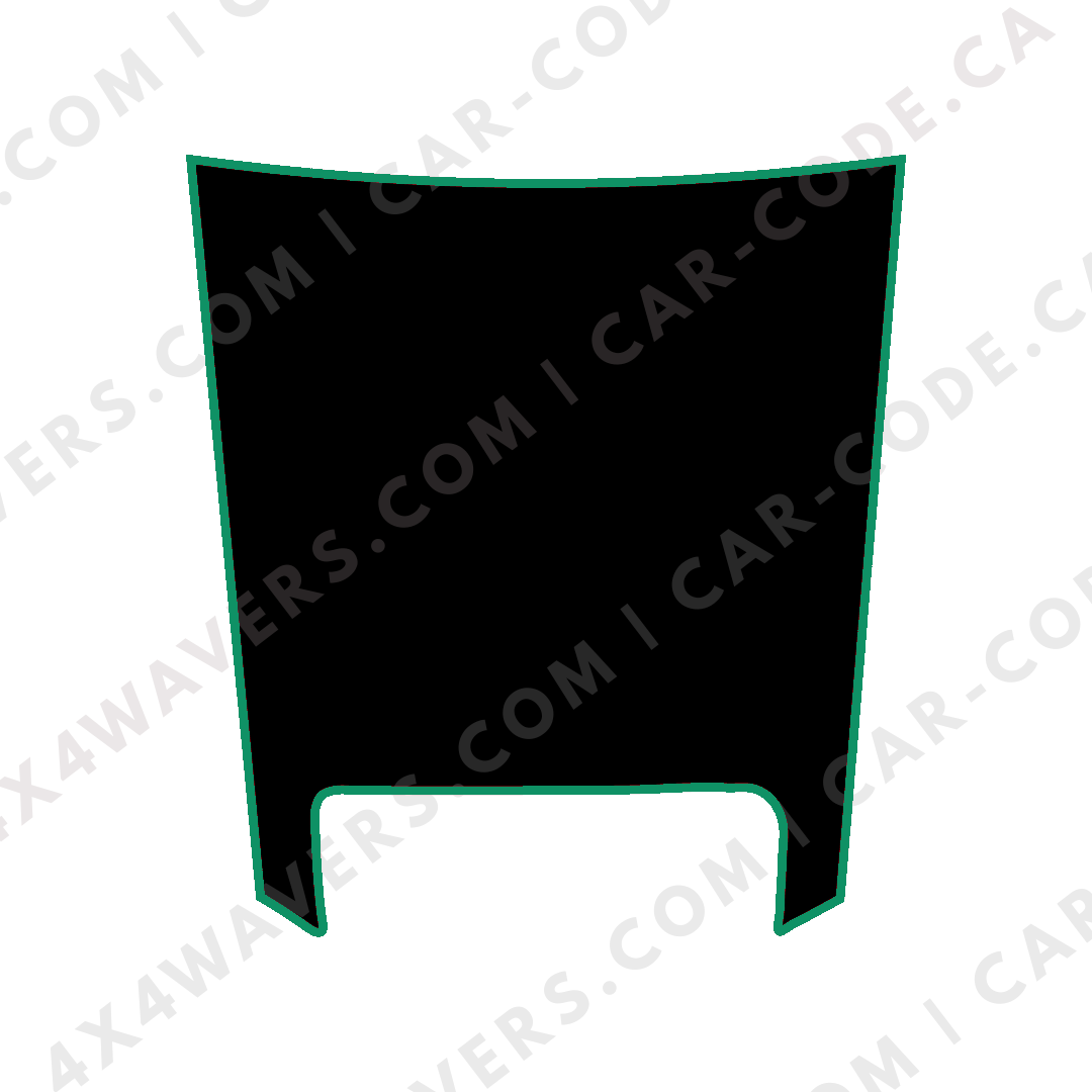 Hood Panel Decal/Sticker - Plain Style Graphic Kit - For Ram 1500 2019-2024 TRX - Premium Vinyl