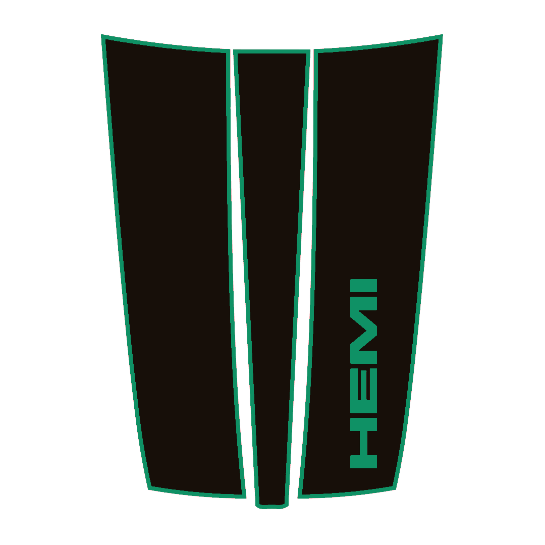 Hood Panel Decal/Sticker - Sports Style Graphic Kit - For Ram 1500 2019-2025 - Premium Vinyl