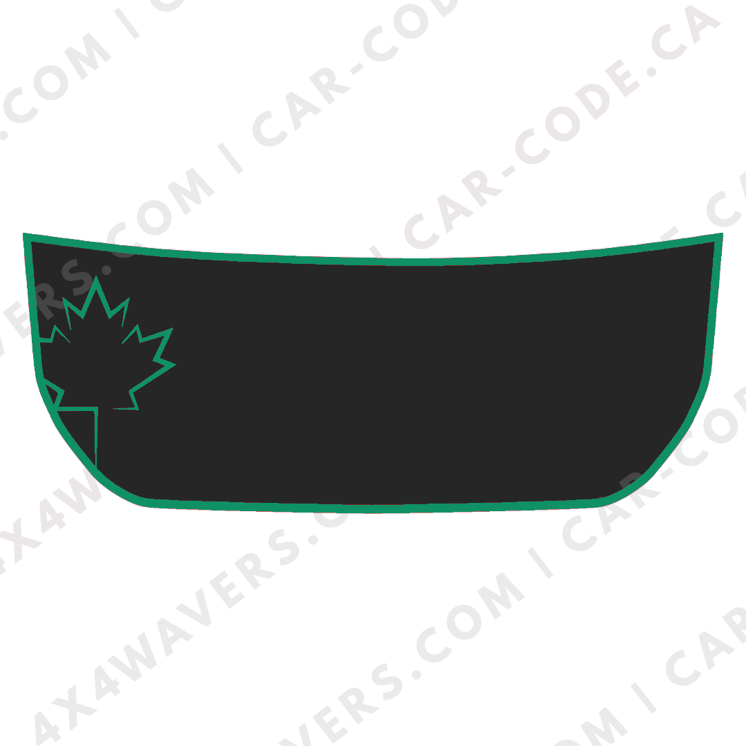 Hood Panel Decal/Sticker - Maple Leaf Graphic Kit - For Ford Bronco 2021-2024 - Premium Vinyl