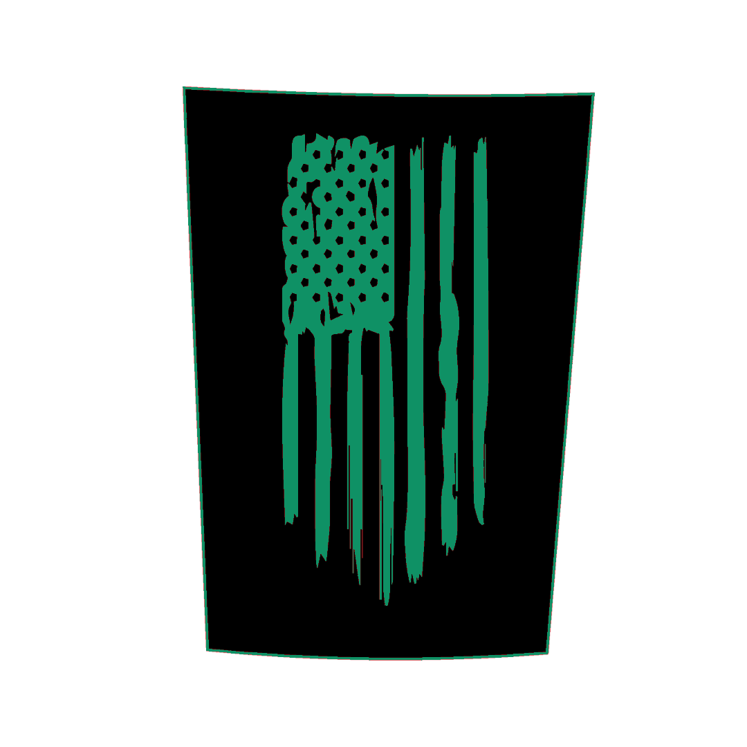 Hood Panel Decal/Sticker - USA Flag Graphic Kit - For Ford F-150 2017-2026 - Premium Vinyl