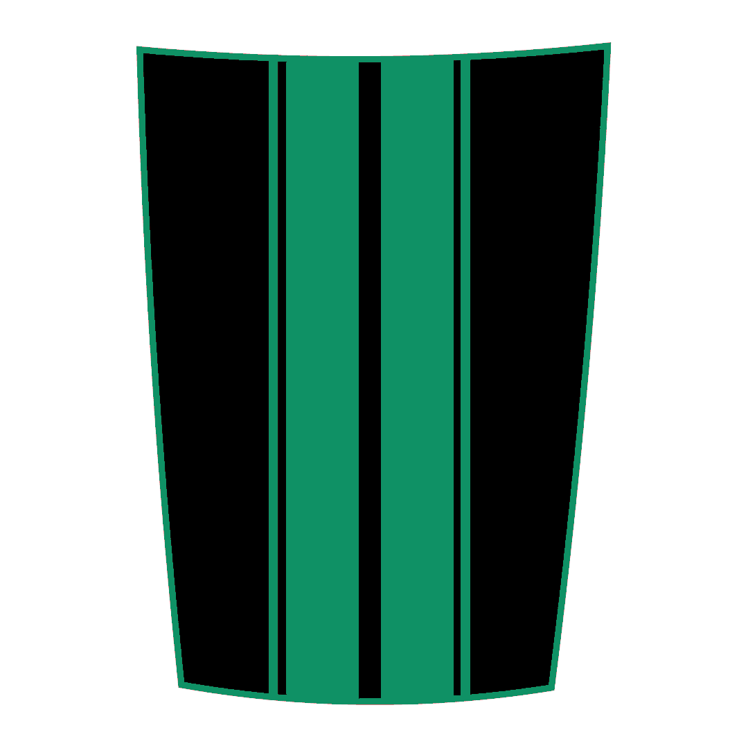 Hood Panel Decal/Sticker - Racing Stripes Graphic Kit - For Ram 1500 2009-2018 - Premium Vinyl