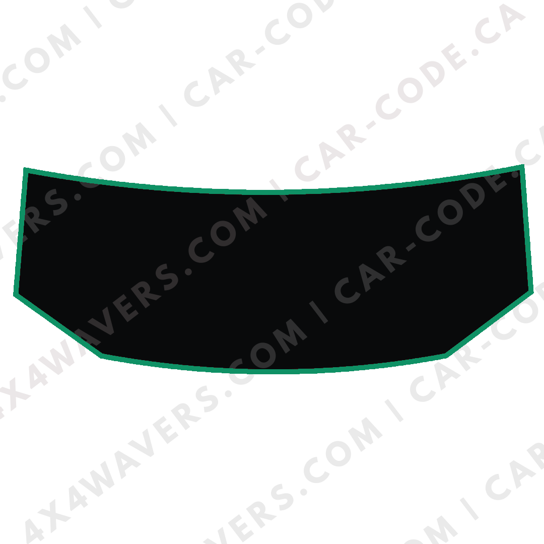 Hood Panel Decal/Sticker -  Plain Style Graphic Kit - For Tesla Cybertruck - Premium Vinyl