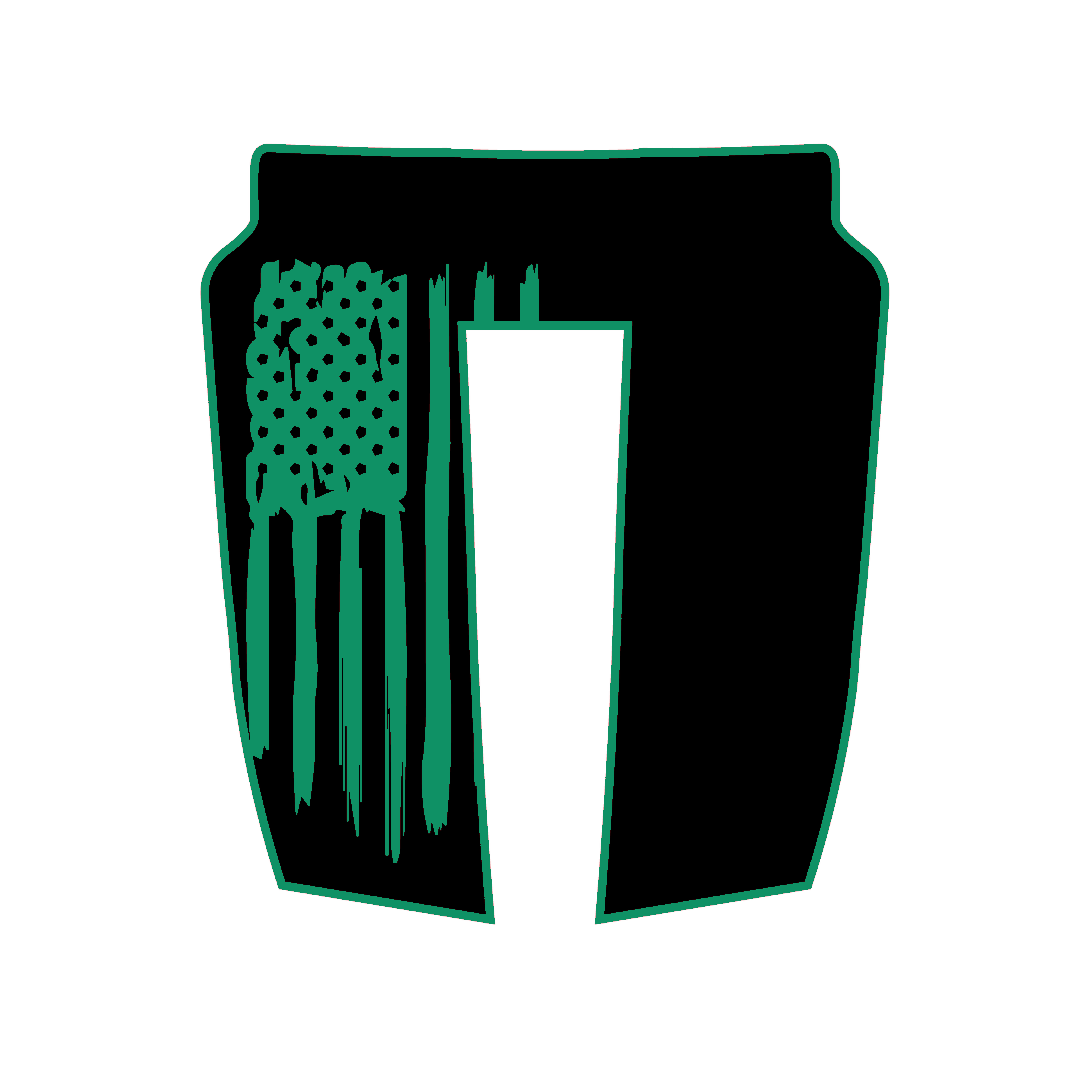 Hood Panel Decal/Sticker - USA flag Graphic Kit - For Ram 1500 2019-2025 Rebel - Premium Vinyl