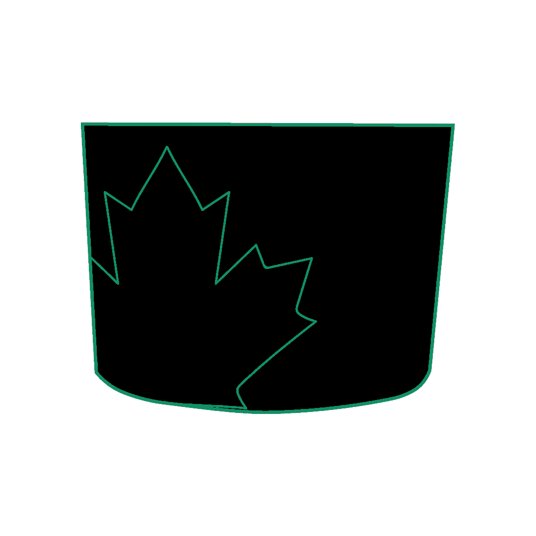 Hood Panel Decal/Sticker - Canada Leaf Graphic Kit - For Chevrolet Silverado 2019-2024 - Premium Vinyl