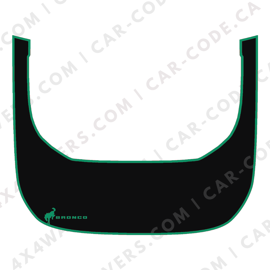 Hood Panel Decal/Sticker - Small Accent Graphic Kit - For Ford Bronco Raptor 2021-2024 - Premium Vinyl