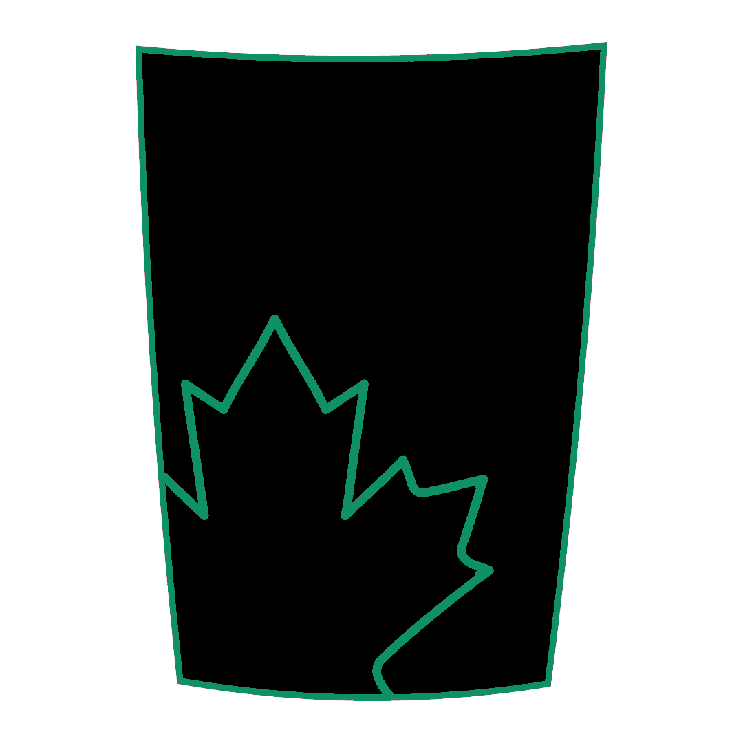 Hood Panel Decal/Sticker - Maple Leaf Graphic Kit - For Ram 1500 2009-2018 - Premium Vinyl