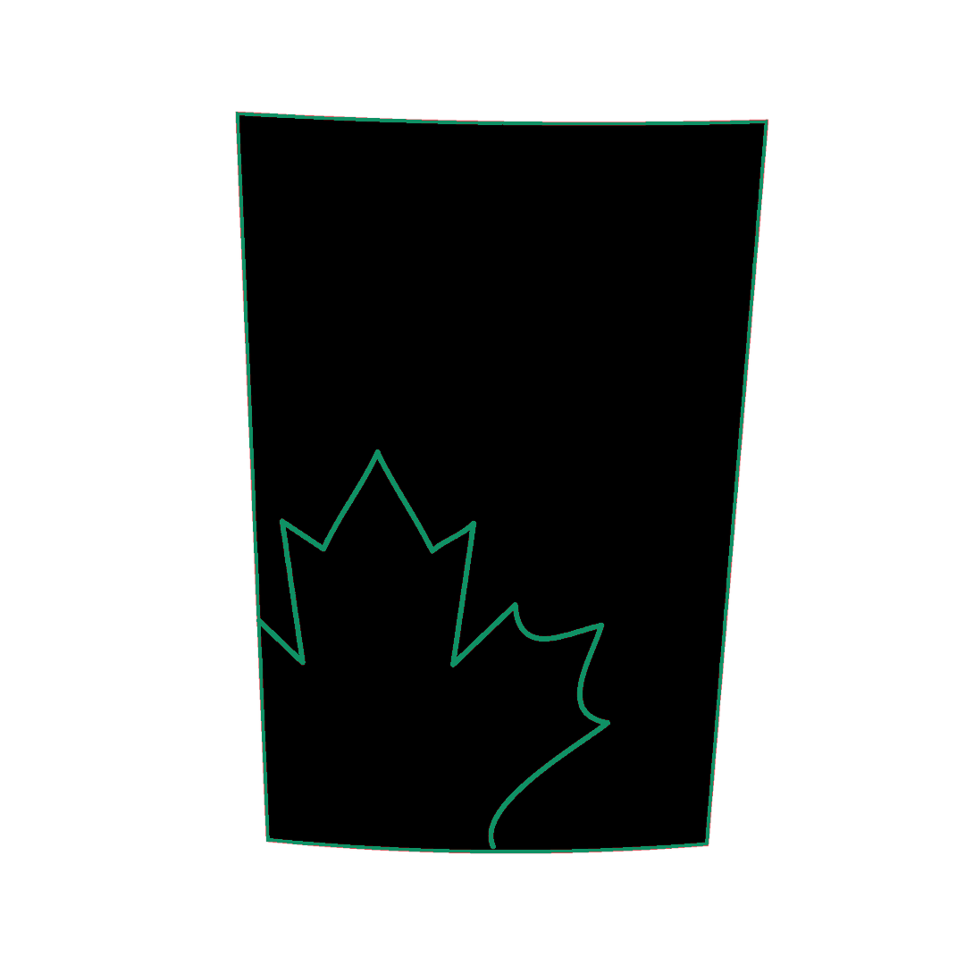 Hood Panel Decal/Sticker - Canada Leaf Graphic Kit - For Ford F-150 2017-2026 - Premium Vinyl