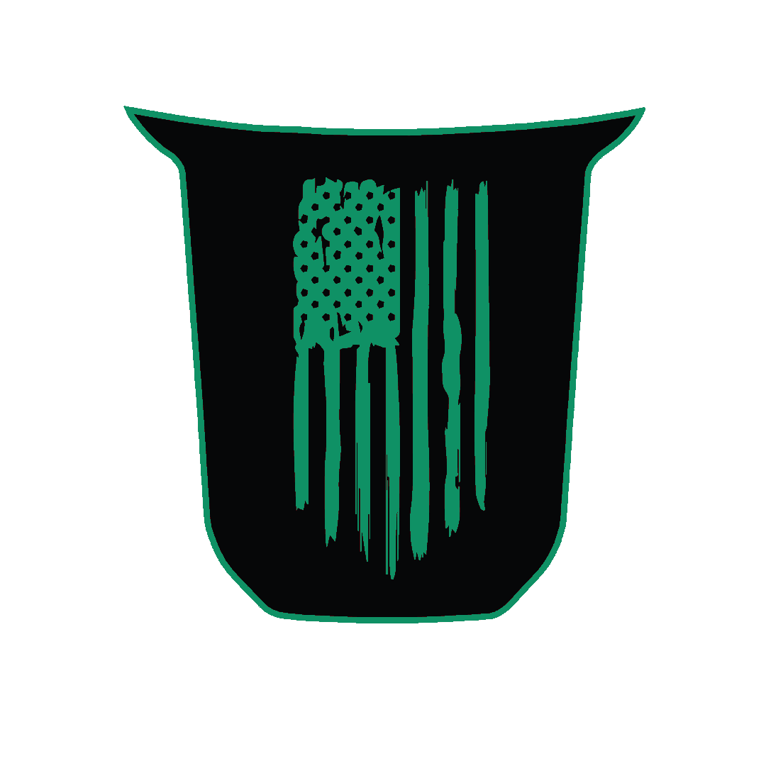 Hood Panel Decal/Sticker - USA Flag Graphic Kit - For Toyota Tacoma 2016-2023 - Premium Vinyl