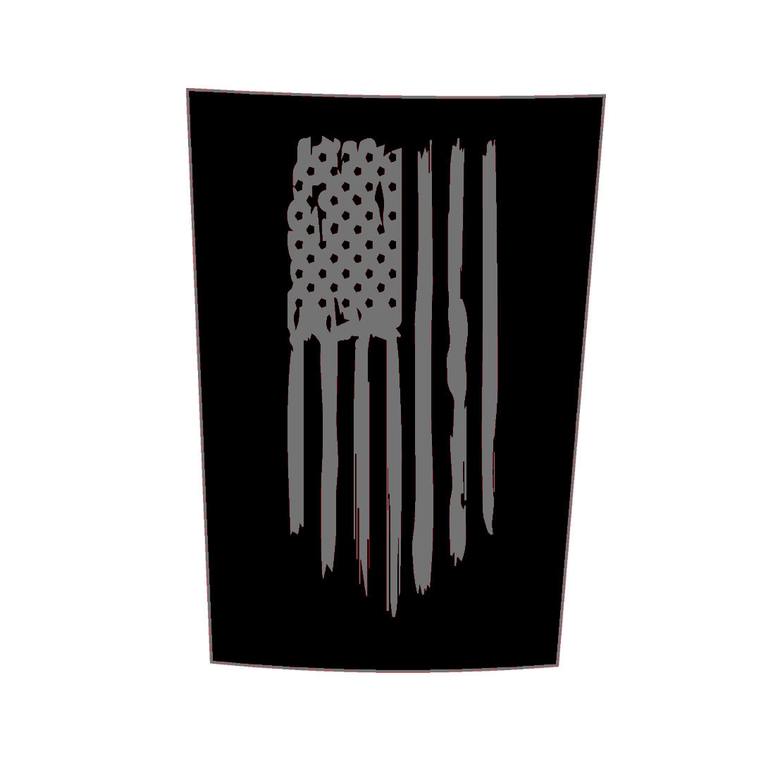 Hood Panel Decal/Sticker - USA Flag Graphic Kit - For Ford F-150 2017-2026 - Premium Vinyl