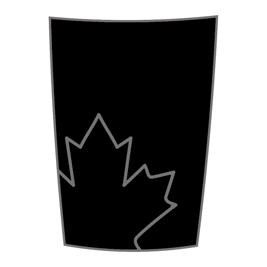 Hood Panel Decal/Sticker - Maple Leaf Graphic Kit - For Ram 1500 2009-2018 - Premium Vinyl