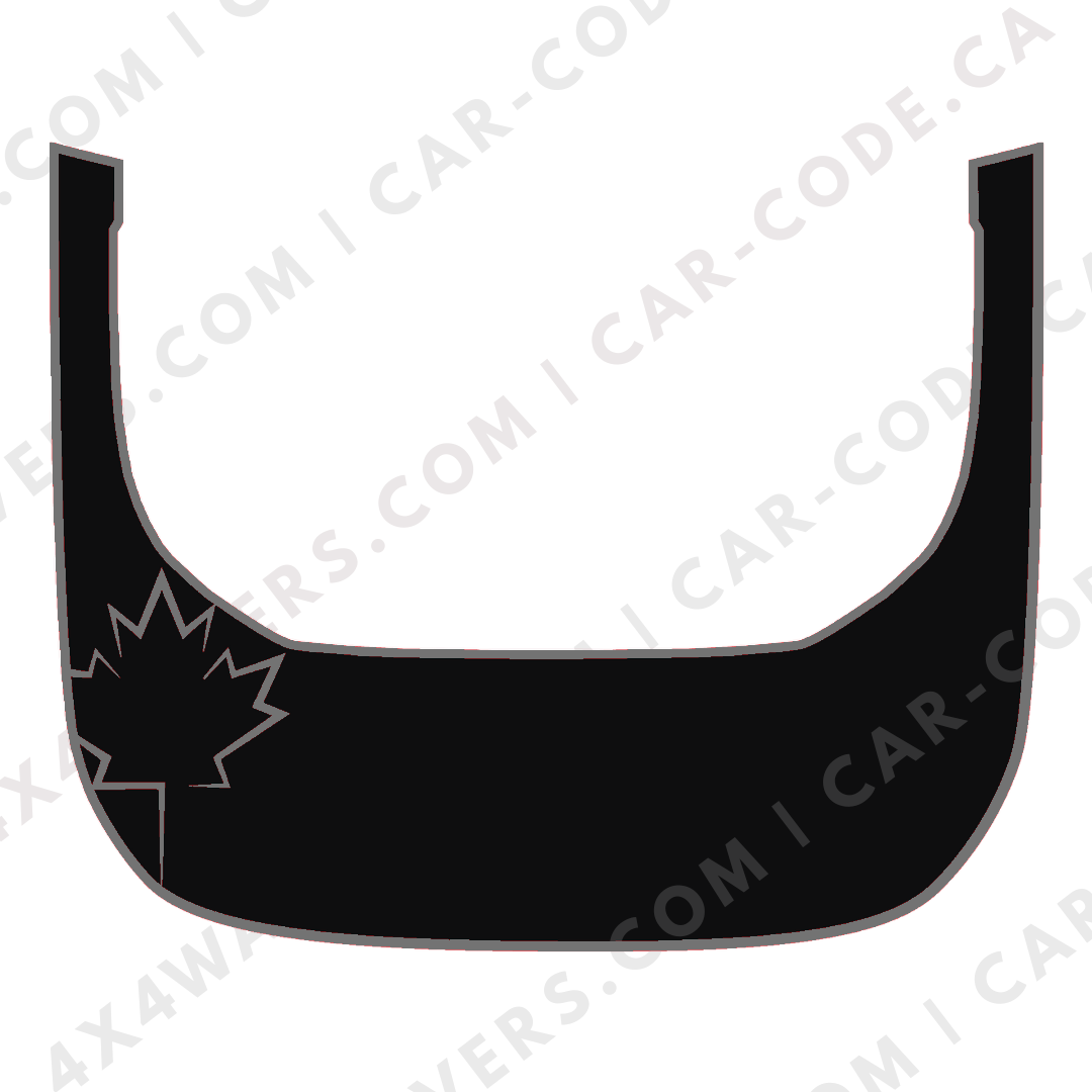 Hood Panel Decal/Sticker - Maple Leaf Graphic Kit - For Ford Bronco Raptor 2021-2024 - Premium Vinyl