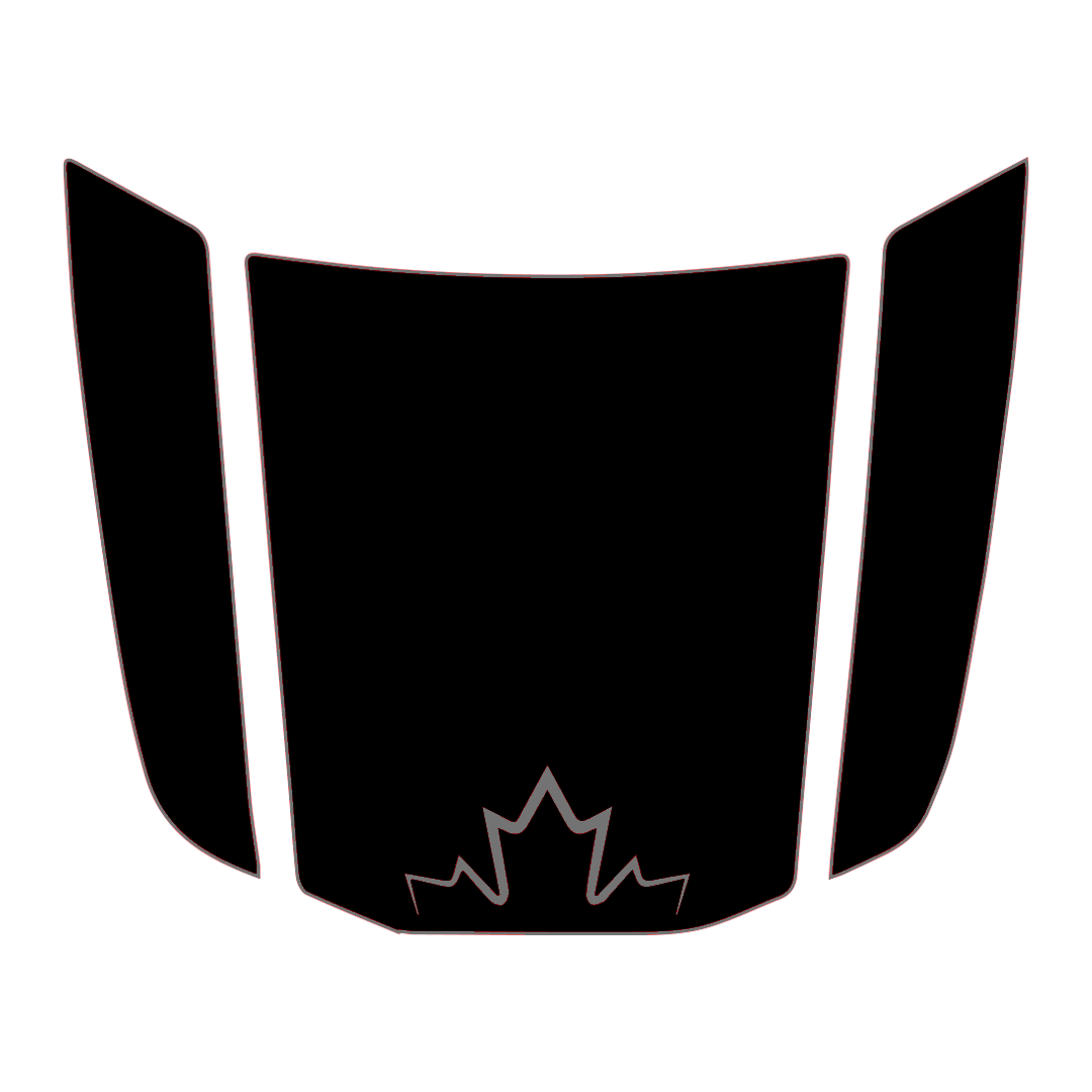 Hood Panel Decal/Sticker - Canada Graphic Kit - For Toyota 4Runner 2014-2024 - Premium Vinyl