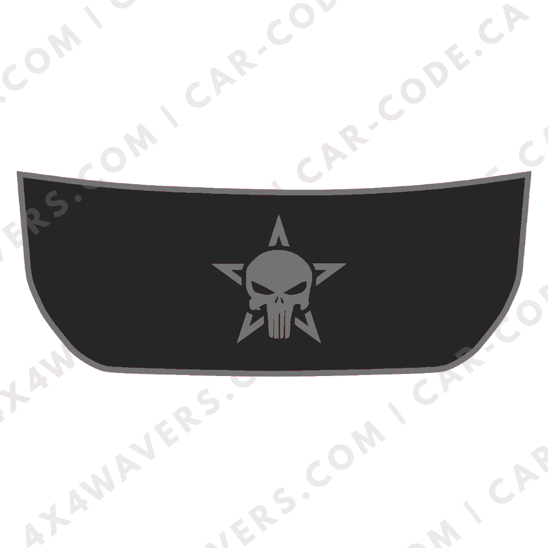 Hood Panel Decal/Sticker - Star Style Graphic Kit - For Ford Bronco 2021-2024 - Premium Vinyl