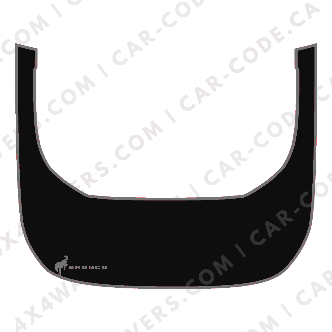 Hood Panel Decal/Sticker - Small Accent Graphic Kit - For Ford Bronco Raptor 2021-2024 - Premium Vinyl