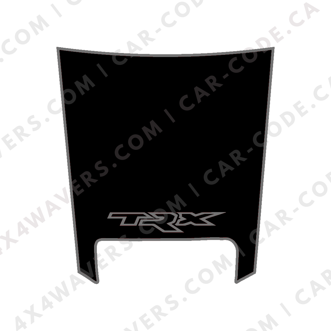 Hood Panel Decal/Sticker - Sports Style Graphic Kit - For Ram 1500 2019-2024 TRX - Premium Vinyl