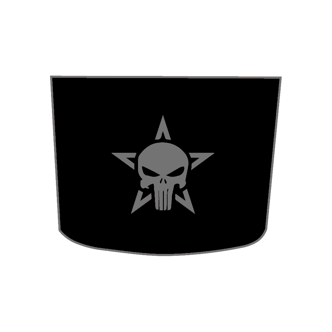 Hood Panel Decal/Sticker - Star Style Graphic Kit - For Chevrolet Silverado 2019-2024 - Premium Vinyl