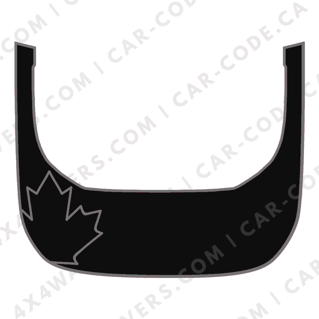 Hood Panel Decal/Sticker - Canada Leaf Graphic Kit - For Ford Bronco Raptor 2021-2024 - Premium Vinyl
