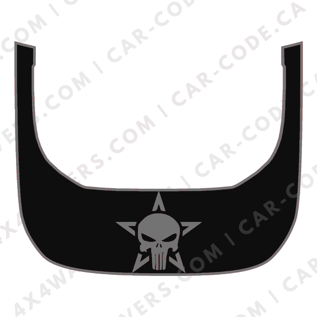 Hood Panel Decal/Sticker - Star Style Graphic Kit - For Ford Bronco Raptor 2021-2024 - Premium Vinyl