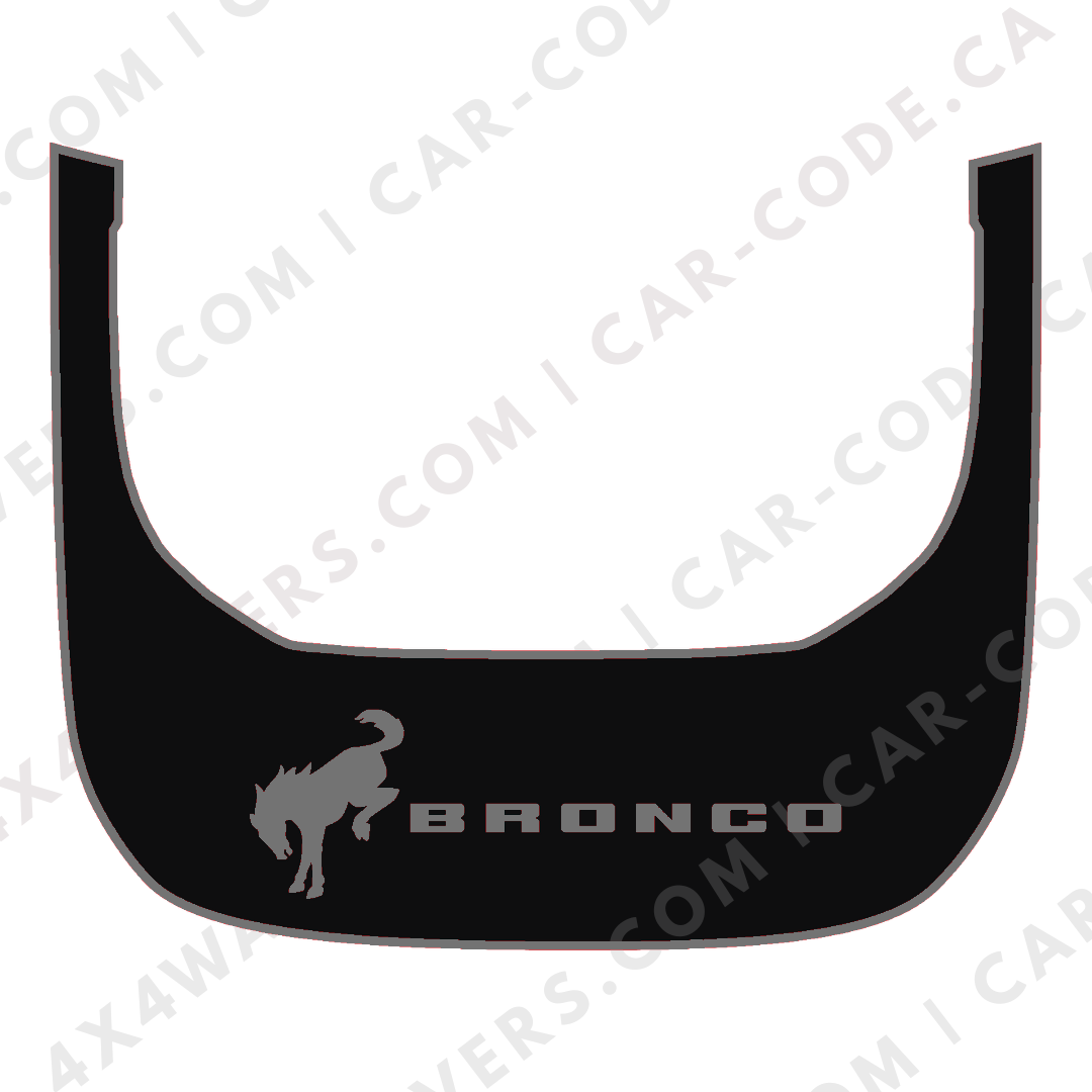 Hood Panel Decal/Sticker - Wild Horse 2 Graphic Kit - For Ford Bronco Raptor 2021-2024 - Premium Vinyl