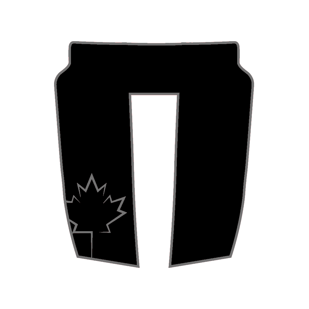 Hood Panel Decal/Sticker - Canada Leaf Graphic Kit - For Ram 1500 2019-2025 Rebel - Premium Vinyl