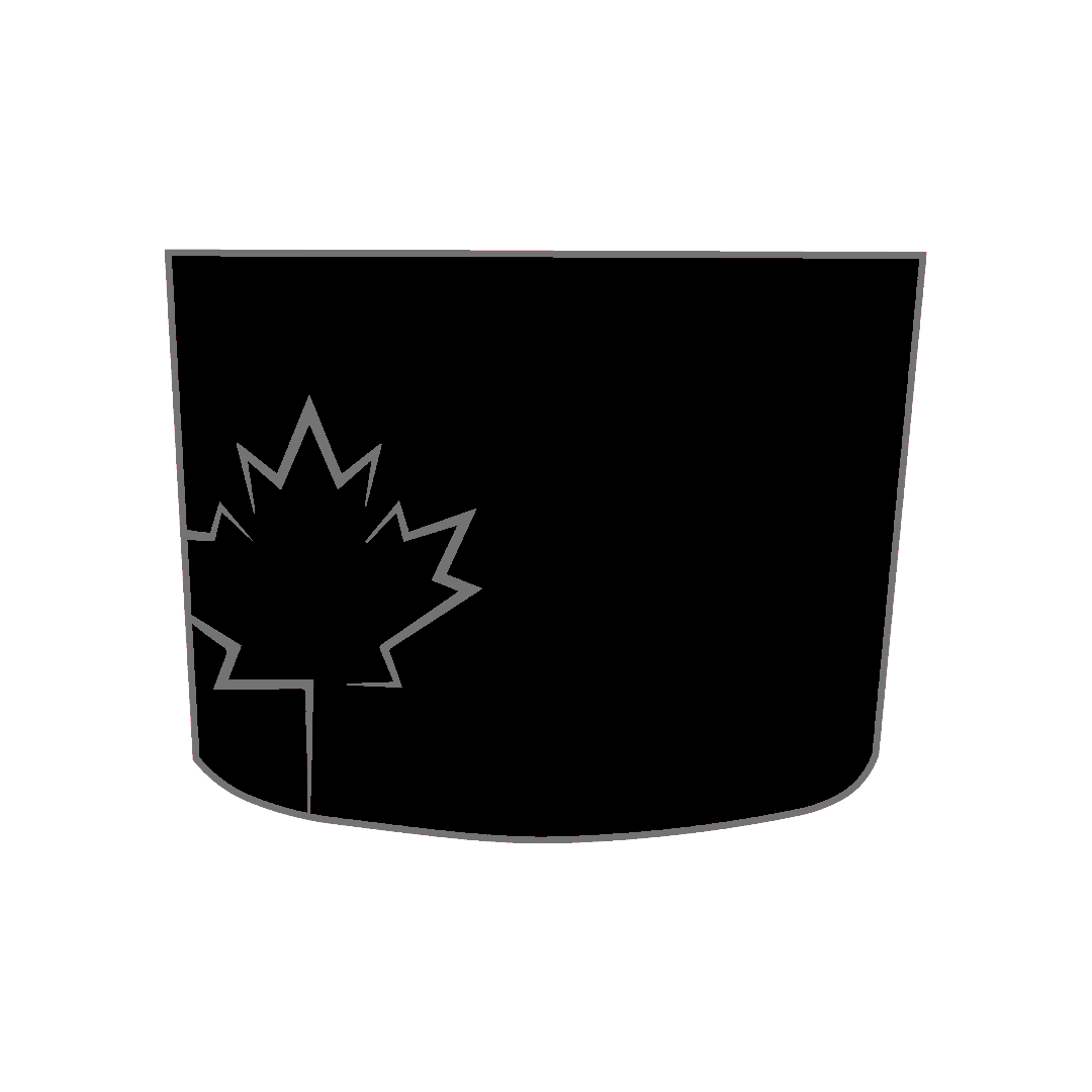 Hood Panel Decal/Sticker - Maple Leaf Graphic Kit - For Chevrolet Silverado 2019-2024 - Premium Vinyl