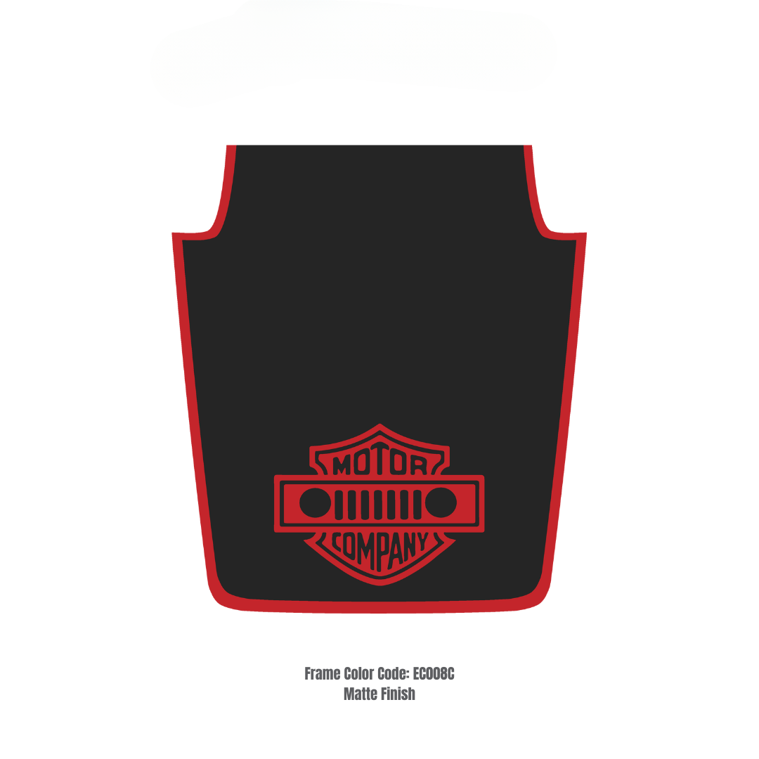 Hood Decal/Sticker - MOTOR COMPANY Style Kit - for Jeep Wrangler JK/JKU – Made in Canada