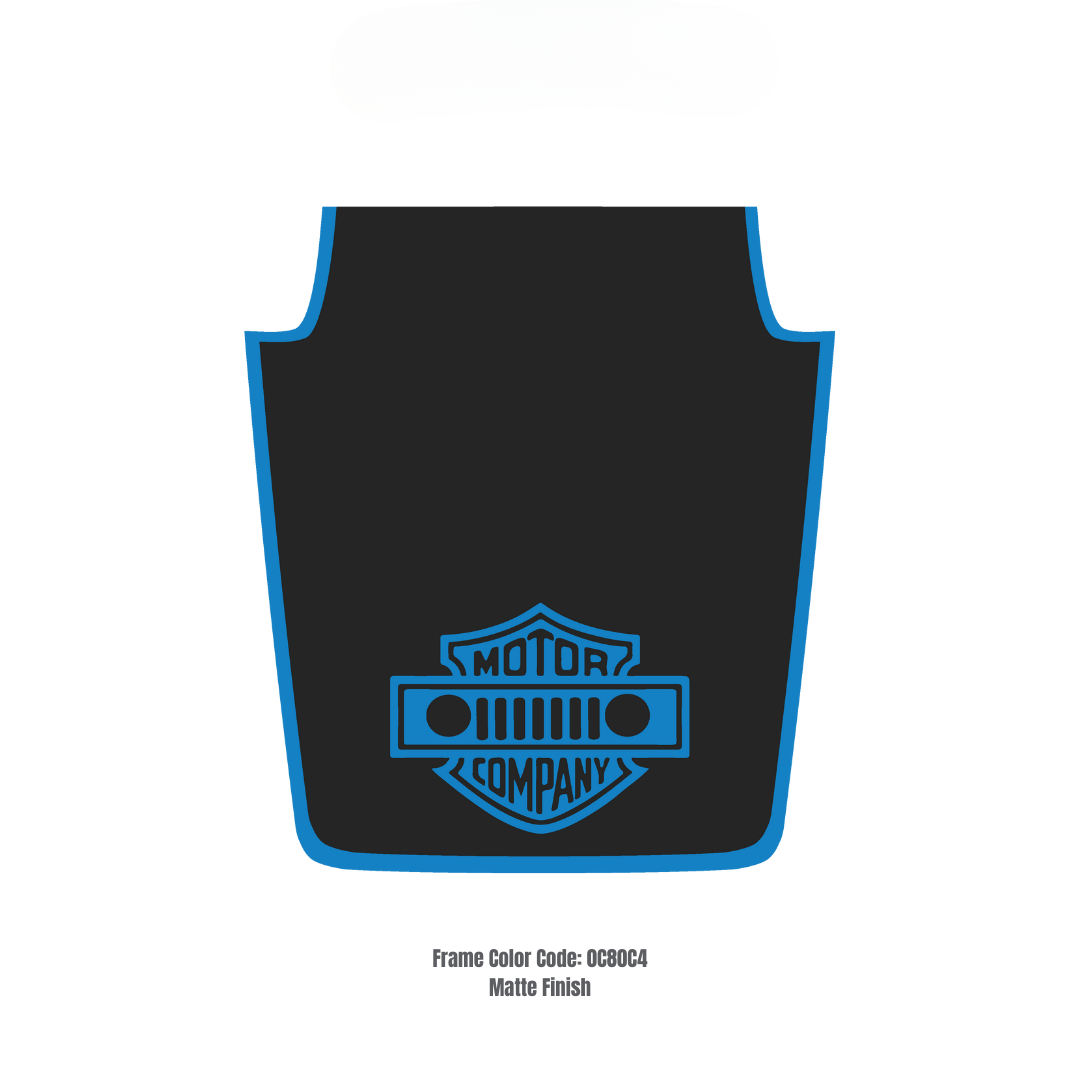 Hood Decal/Sticker - MOTOR COMPANY Style Kit - for Jeep Wrangler JK/JKU – Made in Canada