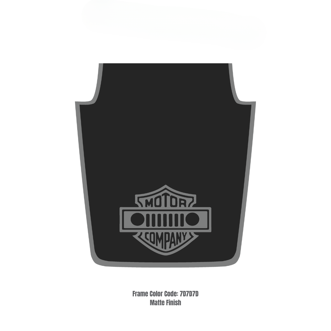 Hood Decal/Sticker - MOTOR COMPANY Style Kit - for Jeep Wrangler JK/JKU – Made in Canada