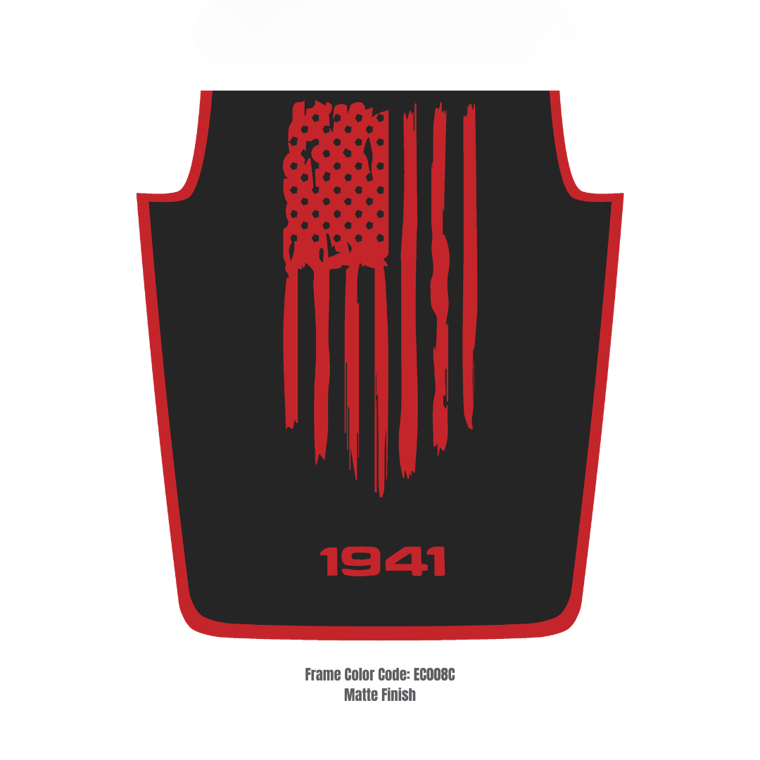 Hood Decal/Sticker - AMERICA 1941 Style Kit – for JK 2007-2018  – Made in Canada