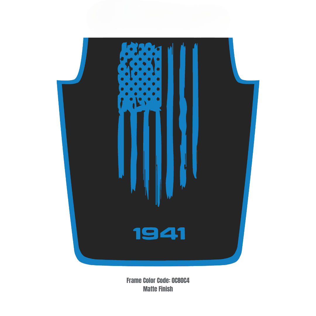Hood Decal/Sticker - AMERICA 1941 Style Kit – for JK 2007-2018  – Made in Canada